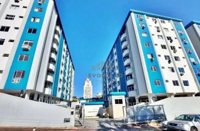 Apartamento com 2 dormitórios à venda, 62 m² - barreiros - são josé/sc