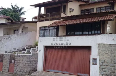 Casa com 5 dormitórios à venda, 290 m² - itaguaçu - florianópolis/sc