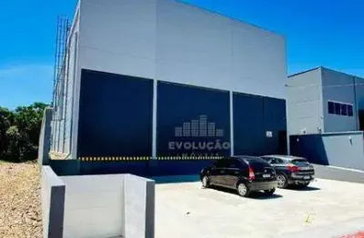 Galpão novo para alugar, 580 m² - sertão do maruim - são josé/sc