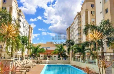 Apartamento 1 dormitório  semimobiliado com Vaga e HB - Fazenda Santo Antônio - São José/SC