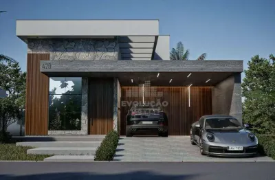 Casa Alto Padrão com 3 Dorms com Suíte e 03 Vagas, 221 m² - Pedra Branca - Palhoça/SC