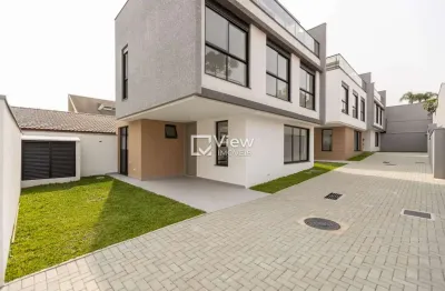 Casa em condomínio fechado com 3 quartos à venda na rua doutor nelson de souza pinto, 363, são lourenço, curitiba, 122 m2 por r$ 990.000