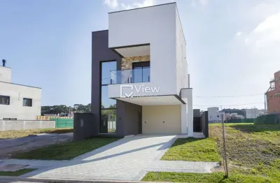 Casa em condomínio fechado com 3 quartos à venda na rua irma schreiner maran, 503, santa cândida, curitiba, 116 m2 por r$ 891.000