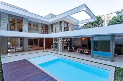 Casa em condomínio fechado com 3 quartos à venda na rua josé benedito cottolengo, 552, campo comprido, curitiba, 478 m2 por r$ 5.900.000