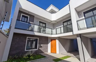Casa em condomínio fechado com 3 quartos à venda na rua gerônimo muraro, 894, santa felicidade, curitiba, 176 m2 por r$ 1.050.000