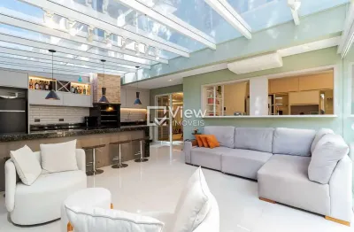 Casa em condomínio fechado com 5 quartos à venda no jardim social, curitiba , 282 m2 por r$ 2.100.000