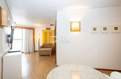 Kitnet / stúdio à venda na rua desembargador motta, 1499, batel, curitiba, 49 m2 por r$ 450.000