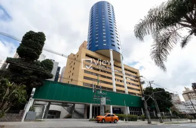 Kitnet / stúdio à venda na rua desembargador motta, 1499, água verde, curitiba, 43 m2 por r$ 380.000