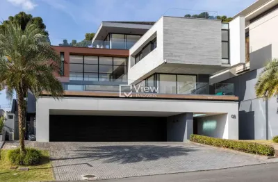 Casa em condomínio fechado com 4 quartos para alugar na rua josé augusto dos santos, 407, vista alegre, curitiba, 841 m2 por r$ 45.000