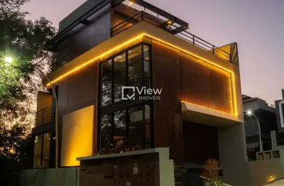 Casa em condomínio fechado com 3 quartos à venda na rua paulo pampuche, 254, campo comprido, curitiba, 252 m2 por r$ 2.639.000