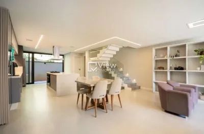 Casa em condomínio fechado com 3 quartos à venda na rua paulo pampuche, 316, campo comprido, curitiba, 259 m2 por r$ 2.400.000