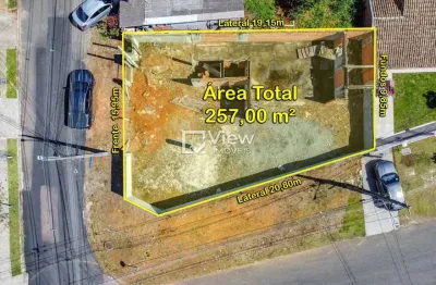 Terreno à venda na rua andré cecone, 112, campina do siqueira, curitiba por r$ 599.900