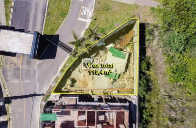 Terreno em condomínio fechado à venda na rua antônio escorsin, 74, santa felicidade, curitiba, 119 m2 por r$ 485.000