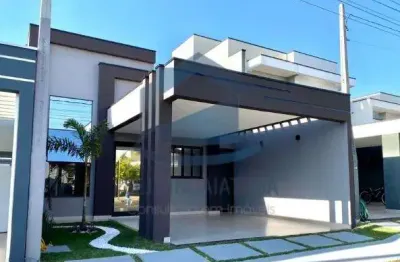Casa em condomínio fechado com 3 quartos à venda na avenida antonio josé petrilli, jardim park real, indaiatuba, 110 m2 por r$ 900.000