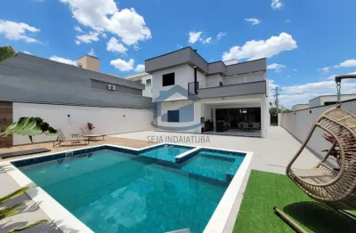 Casa em condomínio fechado com 3 quartos à venda na avenida bernardino bonavita, 2010, jardim santa rita, indaiatuba, 328 m2 por r$ 3.445.000