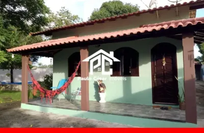 Ótima casa com 02 quartos, sendo 01 suíte, sala, excelente cozinha, banheiro, área de serviço, varandas, garagem para 03 carros, piscina, canil, área