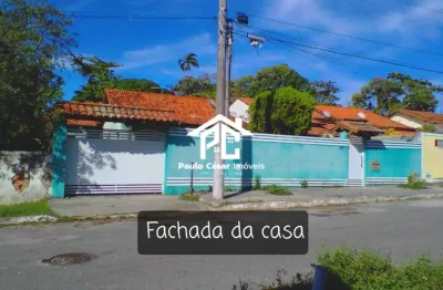 Imperdível: casa à venda em araruama-rj, bairro pontinha! 4 quartos, 2 suítes, 2 salas, 1 banheiro, 1 vaga, 187m².