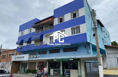 Apartamento à venda no centro de araruama-rj: 2 quartos, sala, 2 banheiros, 1 vaga de garagem, 60m² de área!