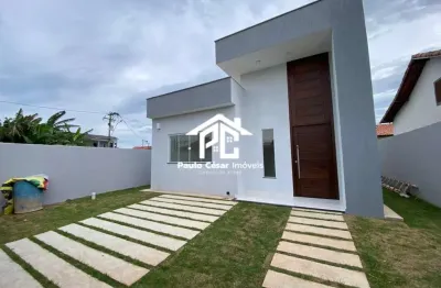 Casa à venda em araruama-rj, bairro rio do limão, 2 quartos, 1 suíte, 1 sala, 1 banheiro, 64m². aproveite!