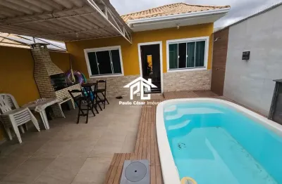 Casa à venda em araruama-rj, bairro outeiro: 2 quartos, 1 sala, 1 banheiro, 77m² de área!