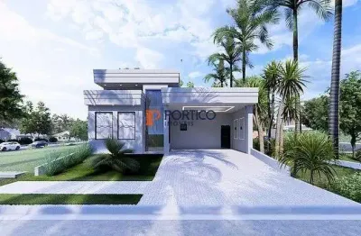 Casa térrea com 3 suítes e piscina - santorini (paulínia)