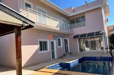 Locação em condomínio com 4 suítes e piscina, em paulínia