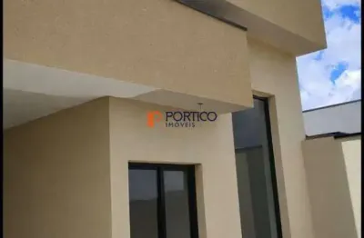 Casa nova à venda com 3 suítes e quintal no bairro são luiz, em paulínia/sp.