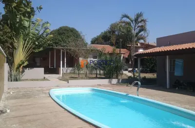 Chácara à venda com 7 quartos, fotovoltaica no parque da represa em paulínia/sp