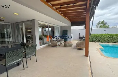 Sobrado com 3 suítes e piscina à venda em terras do cancioneiro - paulínia
