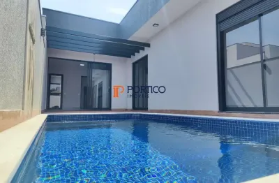 Casa à venda com 3 suítes, semi-mobiliada no cond. campos do conde 2 em paulínia