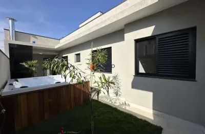 Casa térrea com 3 suítes e nova à venda no terras da estância em paulínia!