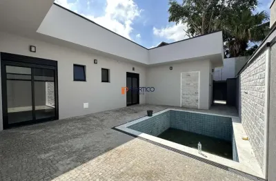 Casa térrea, nova com 3 suítes e completa à venda no royal gardem em paulínia!
