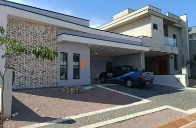 Casa térrea, nova com 3 suítes e completa à venda no royal gardem em paulínia!