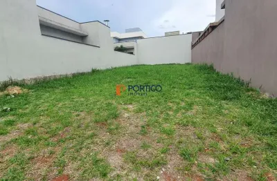 Terreno à venda com 200m² no cond. terras da estância em paulínia/sp.