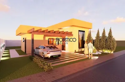 Casa em construção com 3 quartos à venda no bairro são luiz em paulínia/sp.