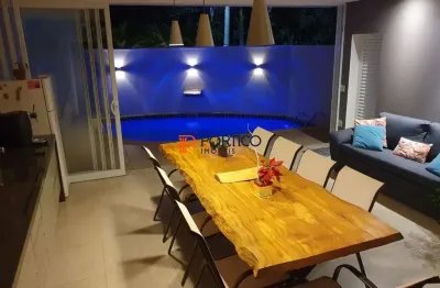 Sobrado venda Mobiliado 292m² - 3 quartos (2 suítes) - Cond. Yucatán - Paulínia