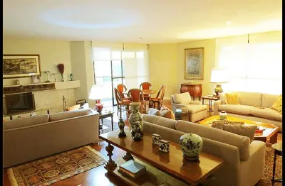 Glamoroso apartamento de 312m² com 4 suítes próximo à av. pacaembu