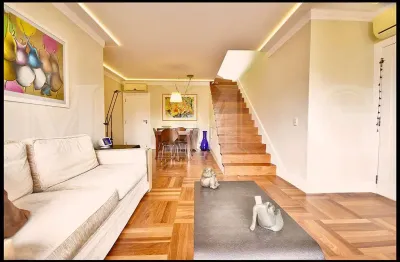 Lindo apartamento cobertura duplex de 181 m² em moema