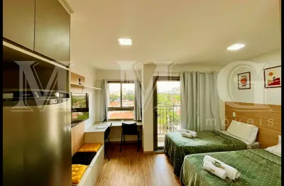 Apartamento com um quarto à venda, 25 m² por r$ 424.000,00. rua otávio tarquínio de sousa.