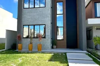 Casa em condomínio fechado com 4 quartos à venda na Rua Sucupió, 12, Abrantes, Camaçari