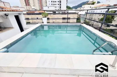 Cobertura penthouse 05 dormitórios com piscina lado praia!