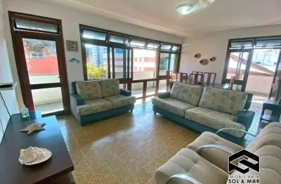 Ampla cobertura penthouse, 04 dormitórios, 02 vagas, à 200m do mar!