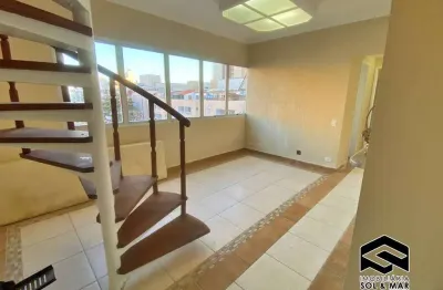 Cobertura duplex, 04 dormitórios, c/ piscina privativa vista ao mar