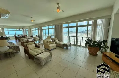 06 dormitórios, andar alto, portaria 24h e linda vista para o mar!