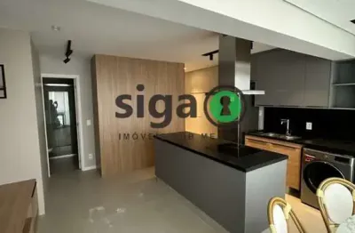 Apartamento mobiliado com 1 quarto fechado para locação no campo belo viera de moraes