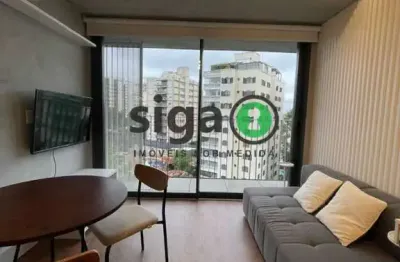Lindo apto  mobiliado com 1suite, 45m, 1 vaga, na vila madalena. oportunidade!