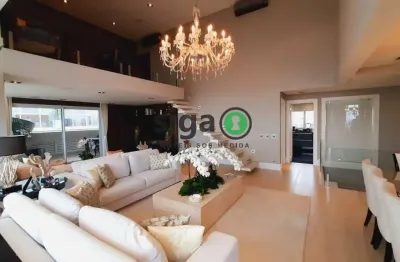 Cobertura duplex no panamby, com piscina, sauna e área gourmet