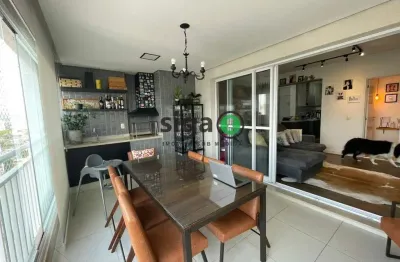 Apartamento mobiliado, 3 quartos, 1 suíte, varanda gourmet no tatuapé