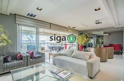 Apartamento na vila romana com 206m², 3 suites, 3 vagas mobiliado para venda ou  locaçâo