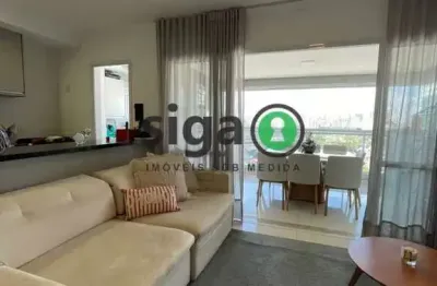 Apartamento em pinheiros à venda com 2 suites, 2 vagas semi mobiliado
